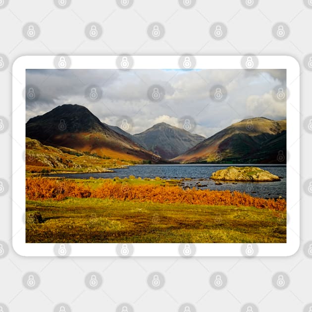 Wastwater English Lake District Sticker by MartynUK